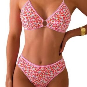 Vibrant Floral Bikini Set